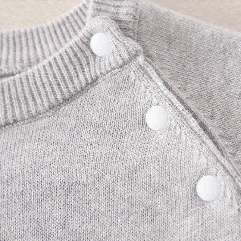 Baby Heart Knitted Romper