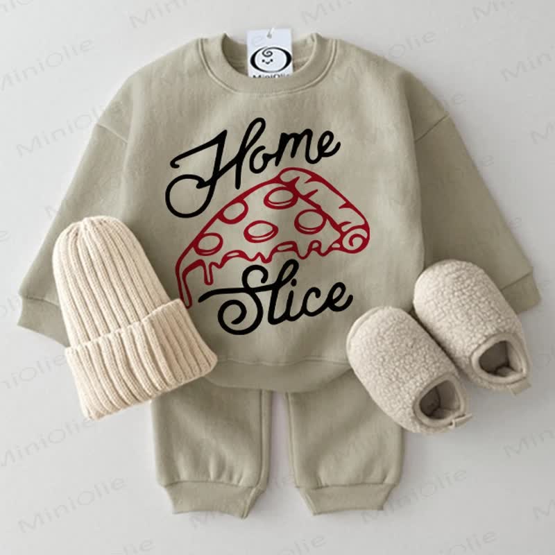 Baby Homeslice Pizza Sweatshirt 2-piece Set