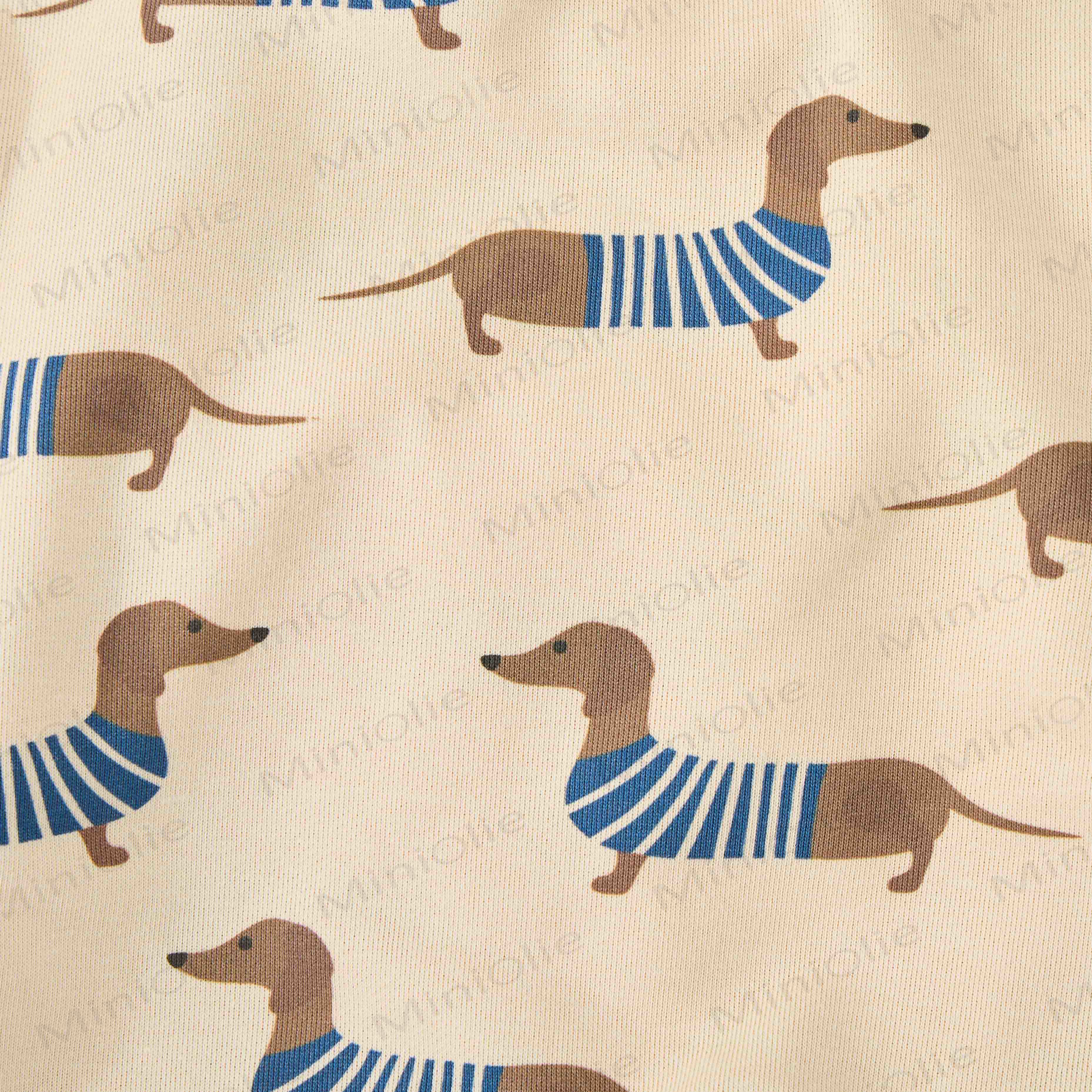 Baby Dachshund 2-piece Beige Set