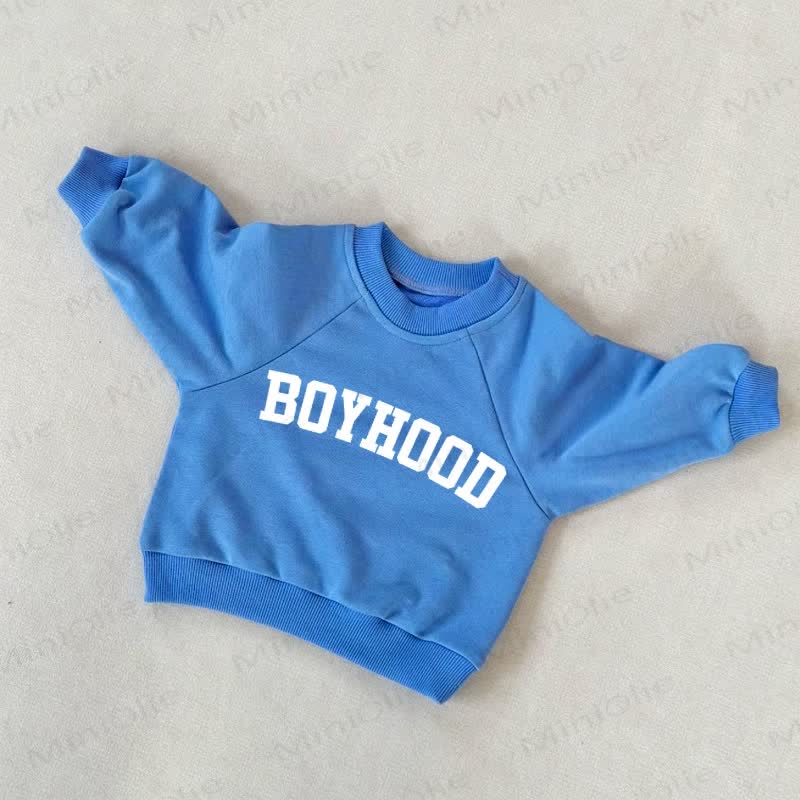 BOYHOOD Baby Toddler Blue Sweatshirt
