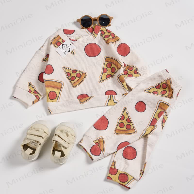 Baby Toddler Pizza Waffle 2-piece Set