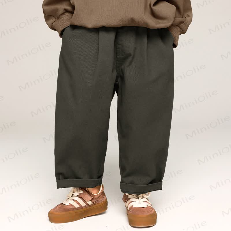 Toddler Boys Solid Color Loose Pants