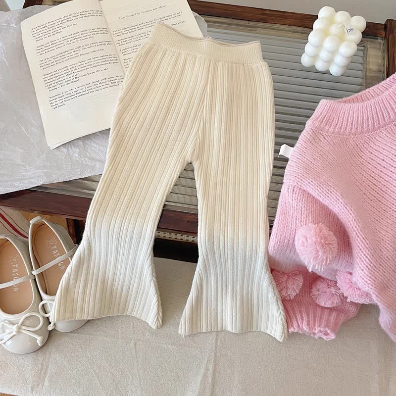 Toddler Girl Hairball Sweater or Bell-bottomed Pants