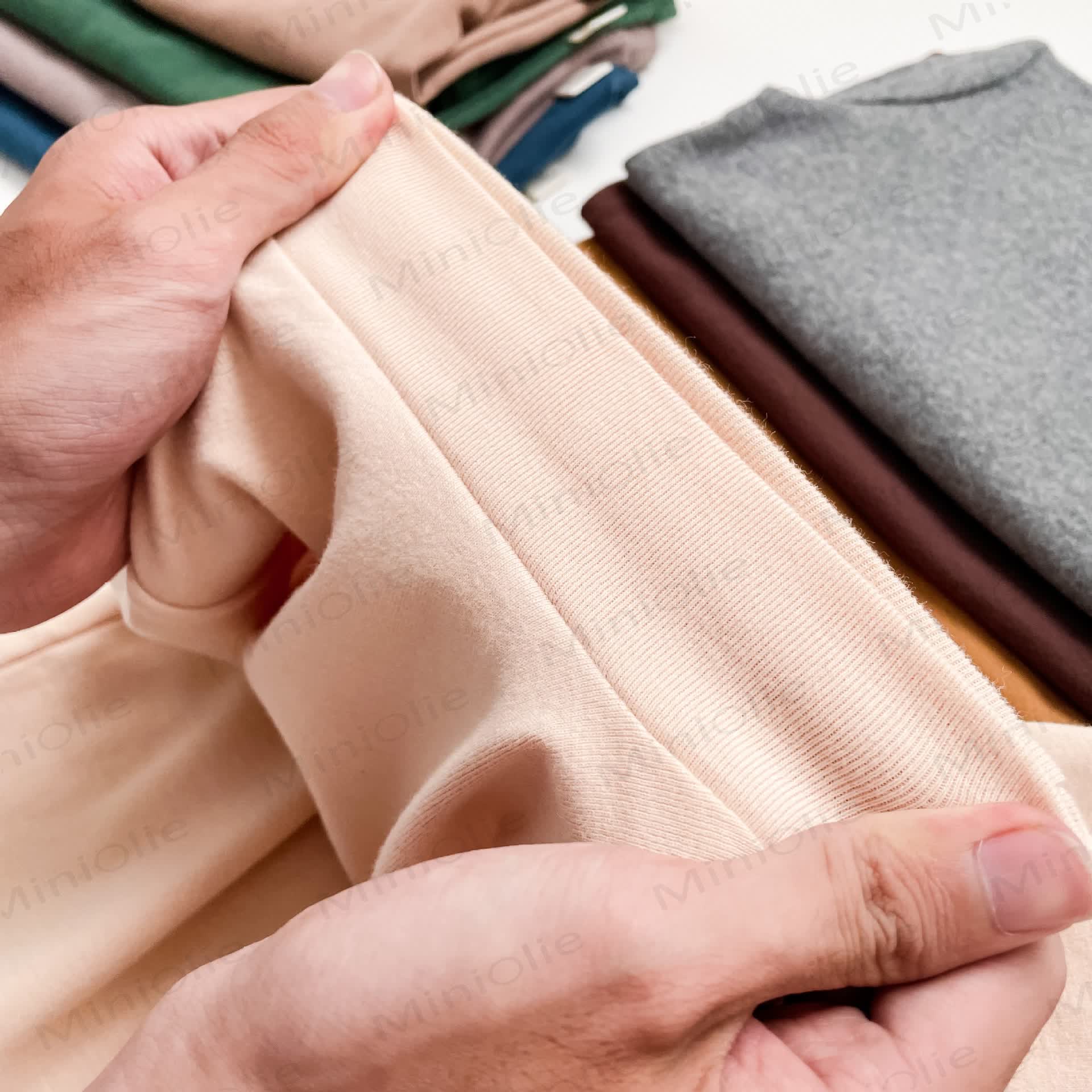 Toddler Retro Solid Color Soft T-shirt