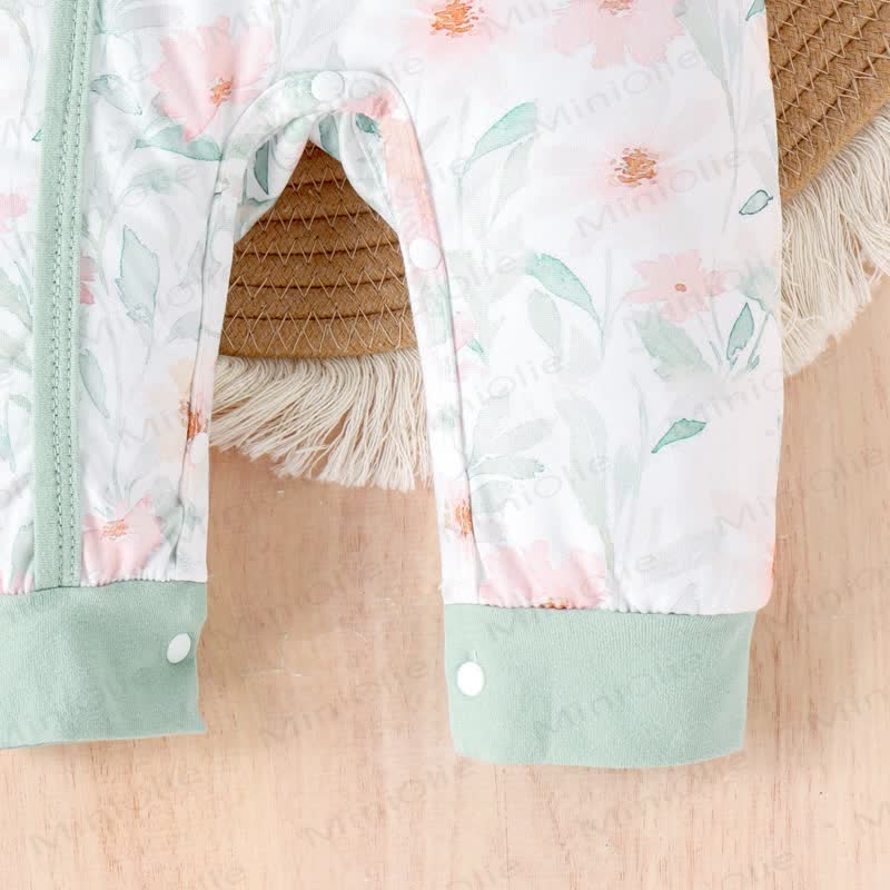 Baby Girl Flower Butterfly Romper with Headband