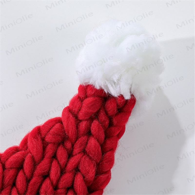 Baby Lovely Knitted Christmas Beanie