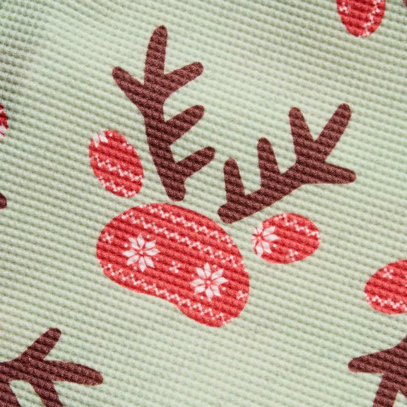 Baby Christmas Sayre Island Elk Waffle 2-piece Set