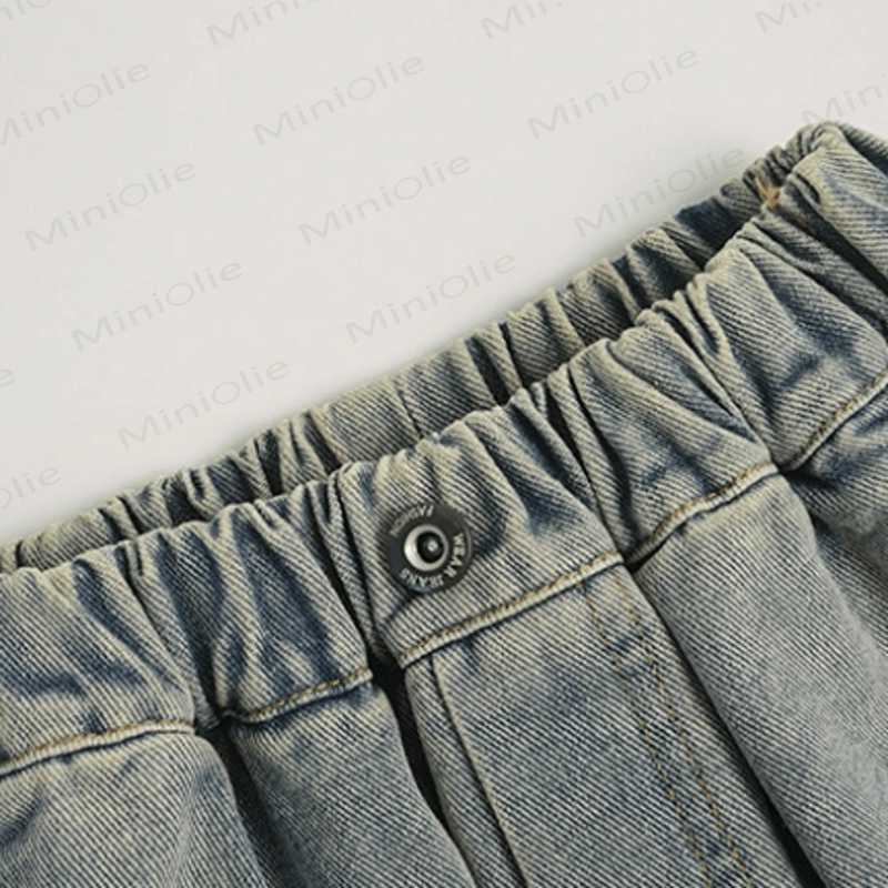 Toddler Boy Double Pocket Denim Pants