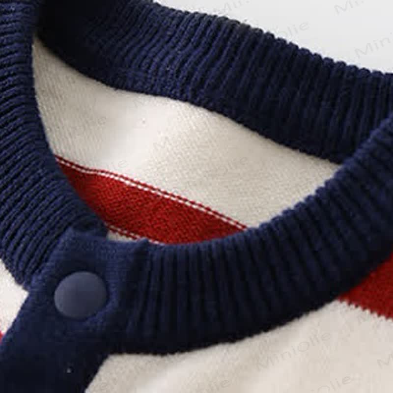 Baby Cute Bear Striped Romper