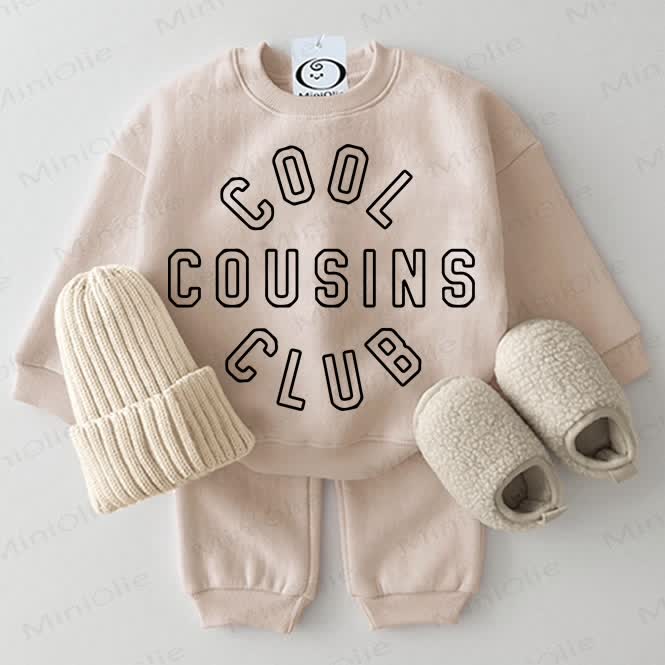 COOL COUSINS CLUB Baby 2-Piece Beige Set