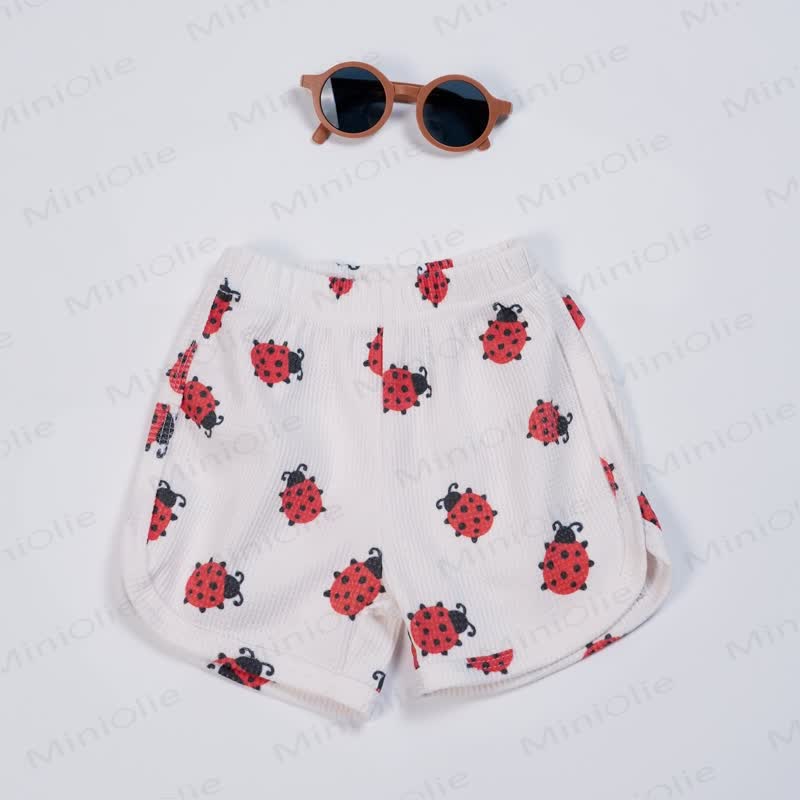 Baby Ladybird Waffle 2-piece Set