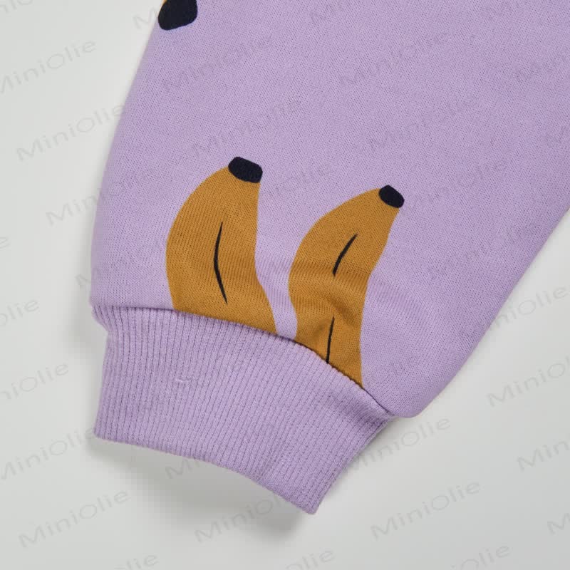 Baby Toddler Banana Purple 2-piece Set