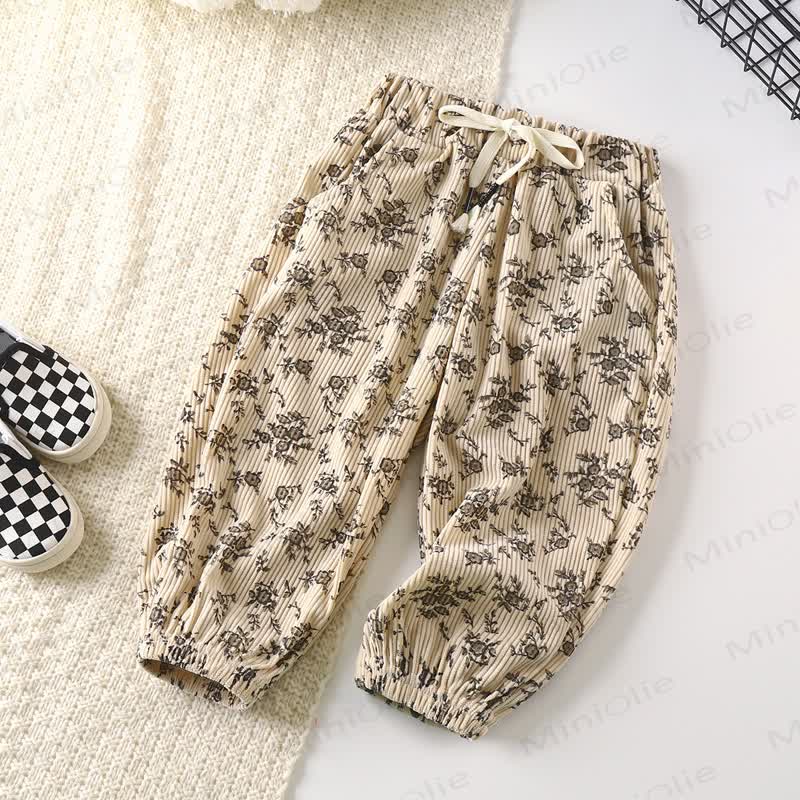 Baby Toddler Retro Corduroy Design Pants