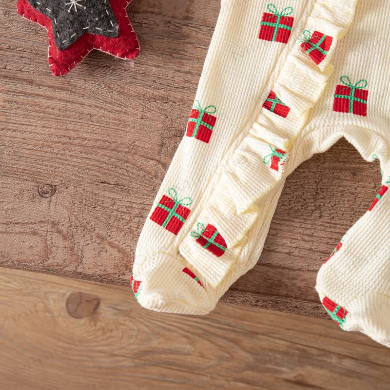 Baby Headscarf Christmas Romper