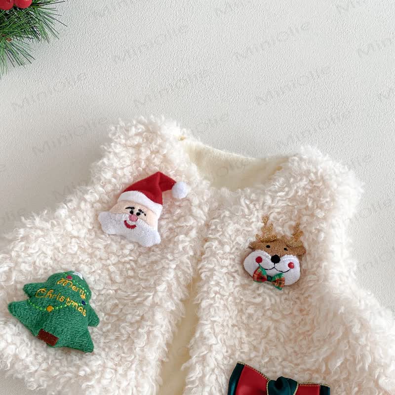 Baby Toddler Christmas Plaid 3-piece Set