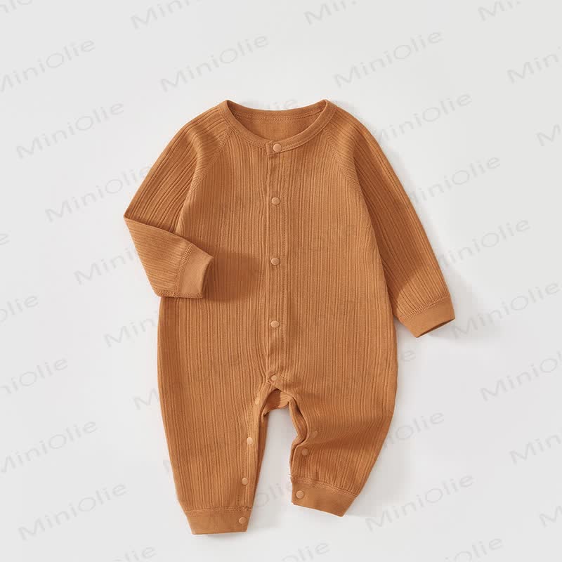 Baby Solid Color Soft Romper