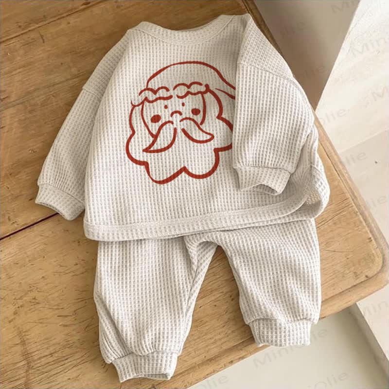Baby Santa Waffle 2-piece Set