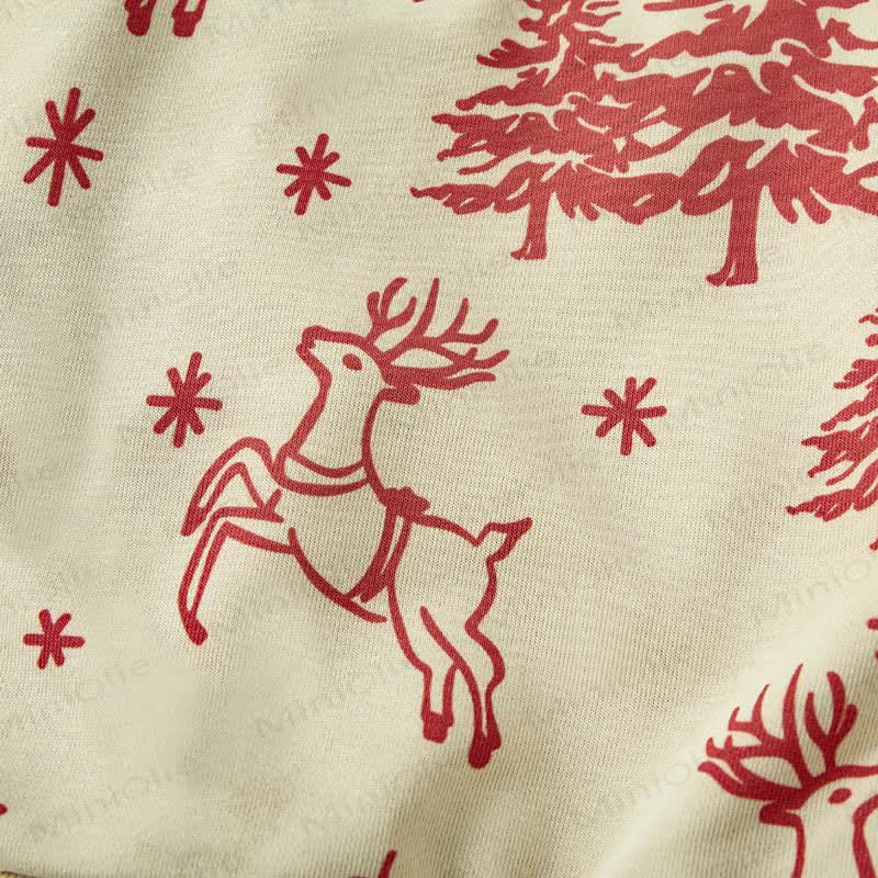 Baby Red Tree Beige 2-piece Set