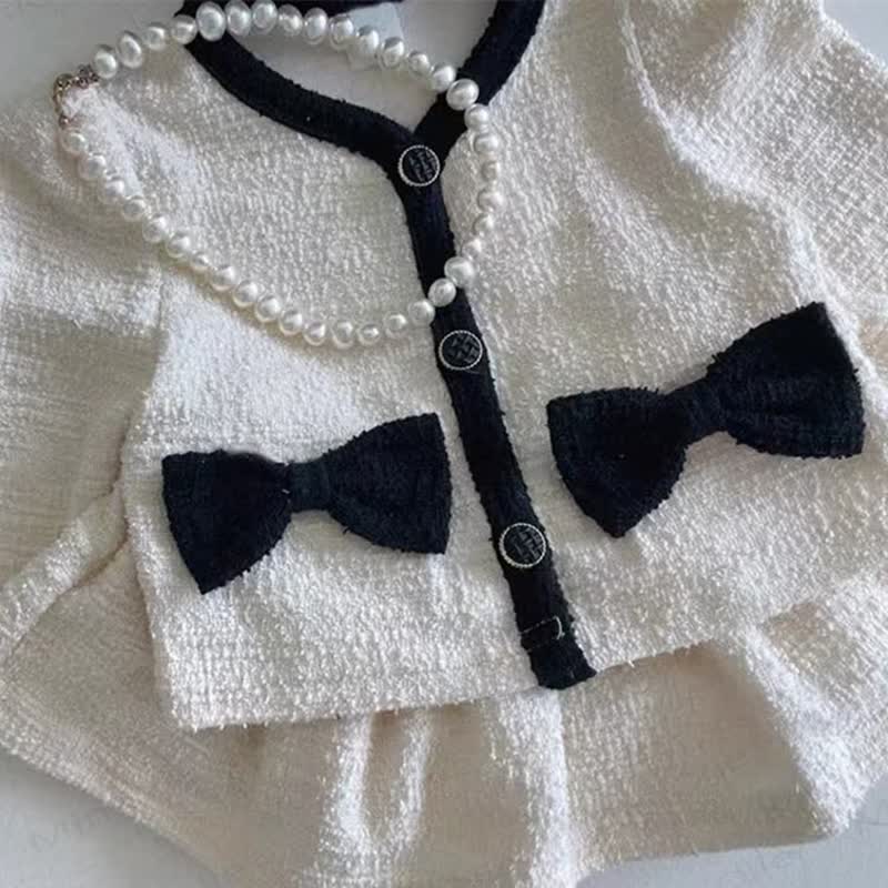 Baby 2-Piece Sweet Bow Fair Girl Set
