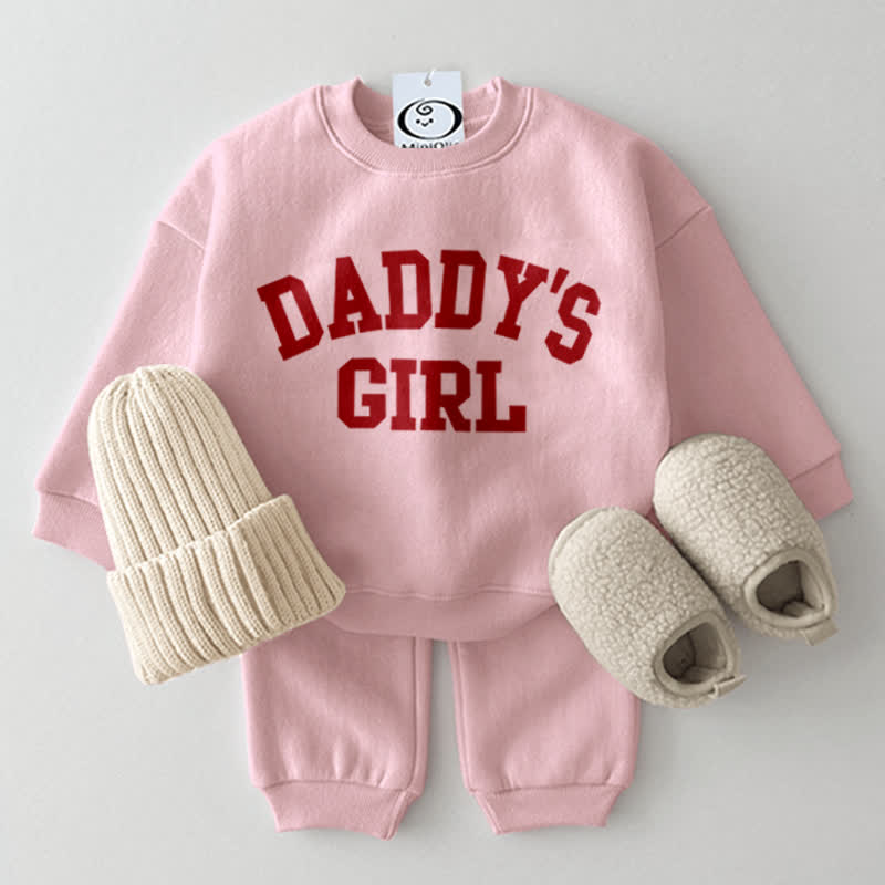 DADDY'S GIRL Baby 2-Piece Pink Set