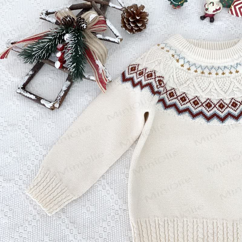 Kid Christmas Jacquard Sweater