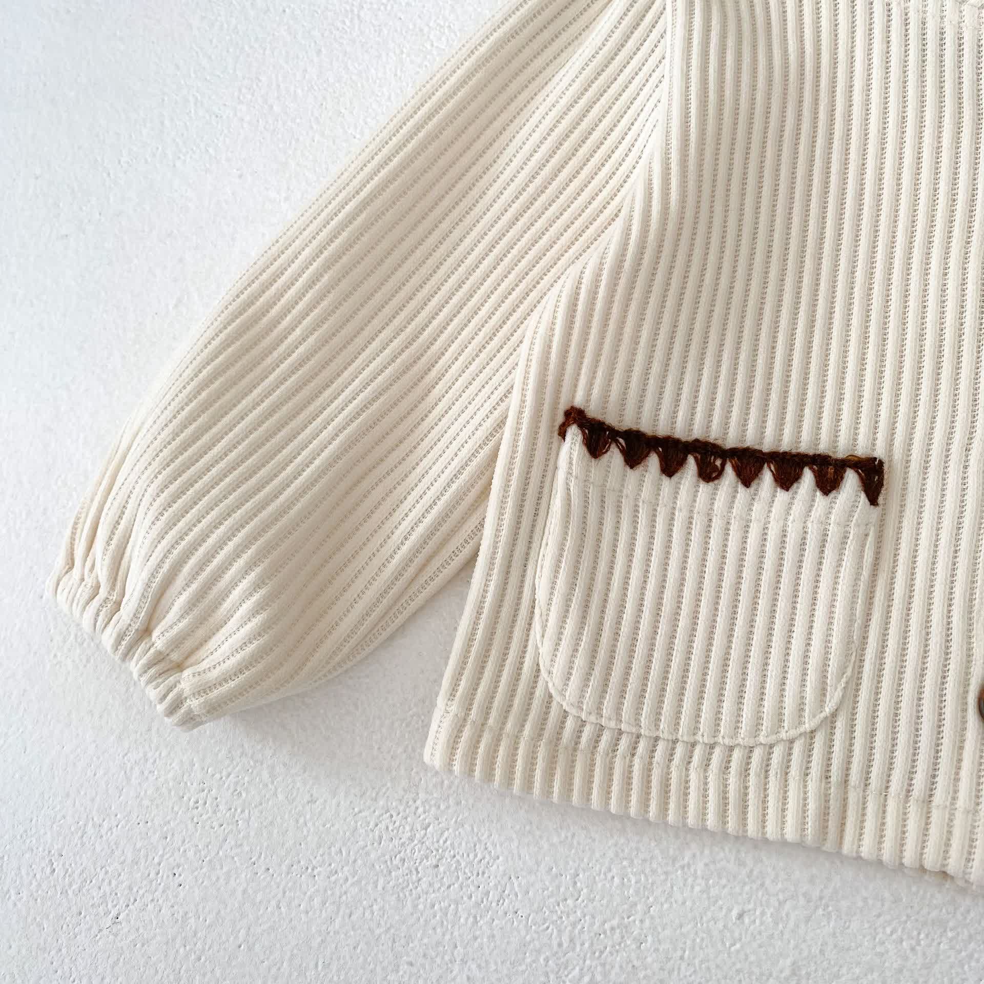 Baby Corduroy Jacket and Pants 2-Piece Set