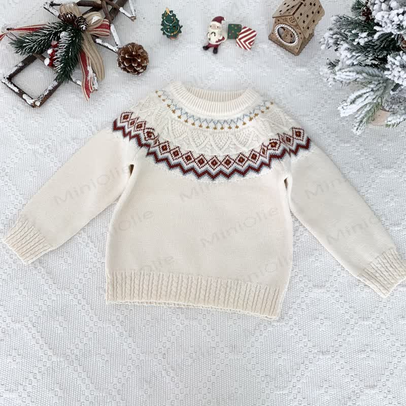 Kid Christmas Jacquard Sweater