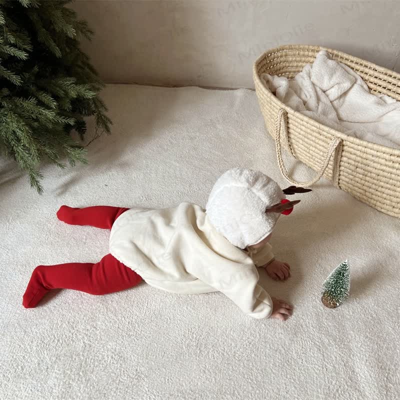 MERRY CHRISTMAS Fleece Lined Bodysuit