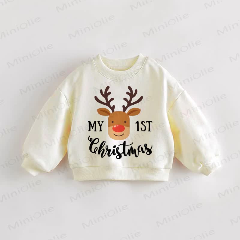 MY 1ST CHRISTMAS Baby Toddler Sweatshirt