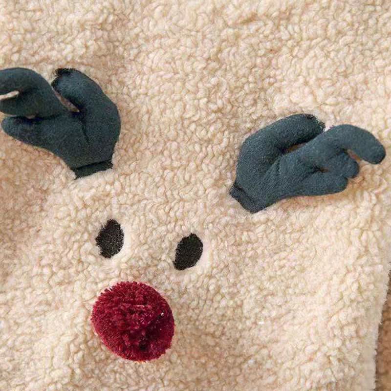 Baby Toddler Girl Deer Fleece Dress