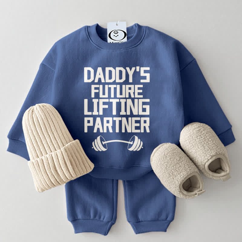 DADDY'S FUTURE LIFTING PARTNER Baby 2-Piece Set