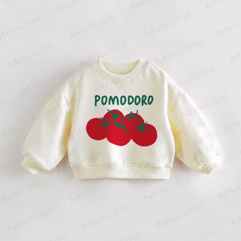 POMODORO Baby Toddler Tomato Sweatshirt
