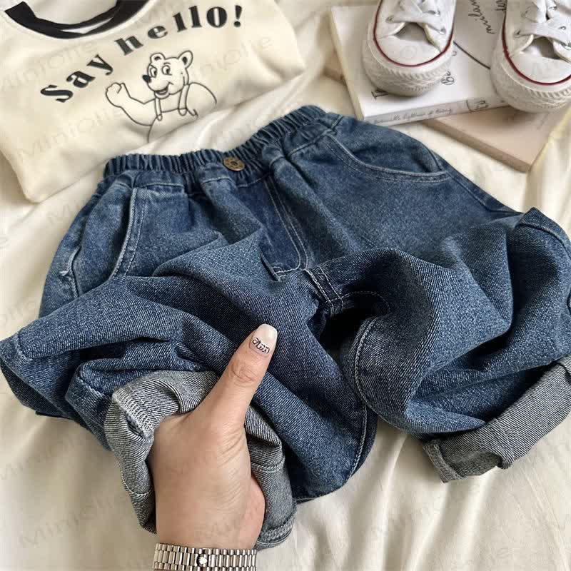 Kid Boy Loose Harem Jeans Pants