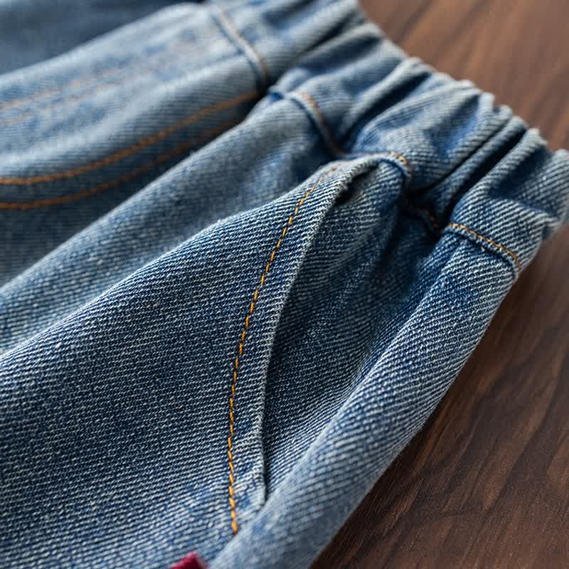 Baby Boy 2-Piece Denim Smile Set