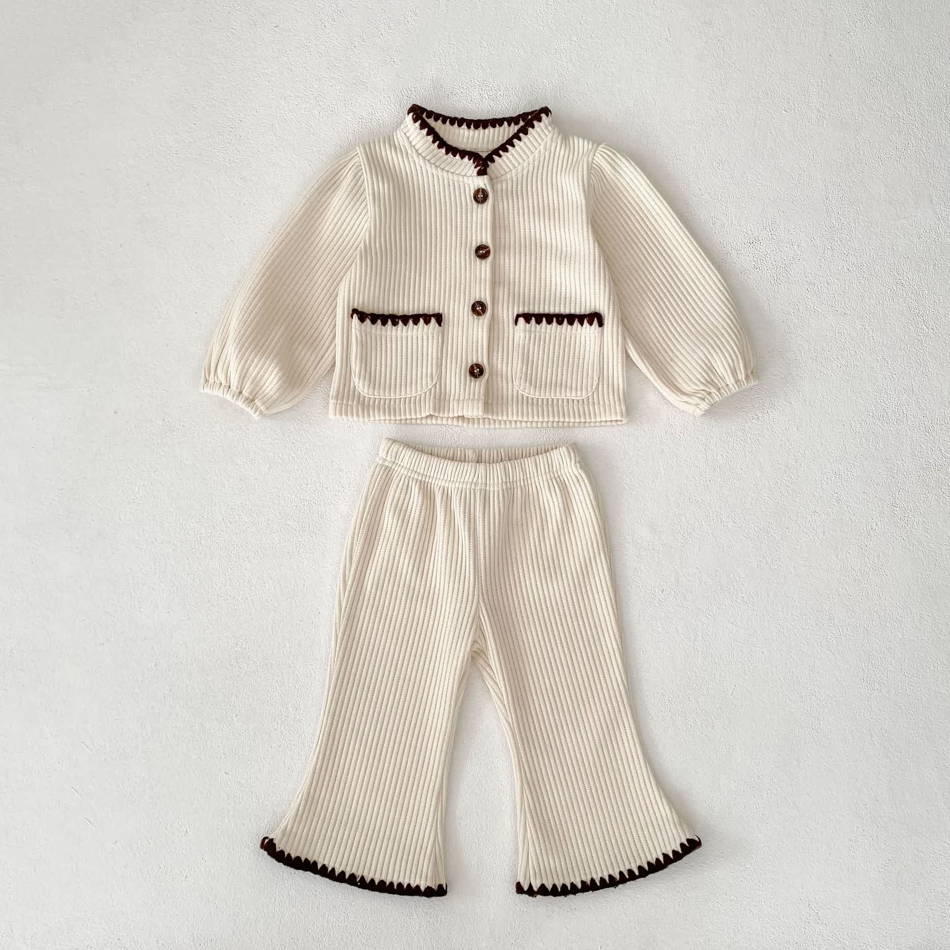 Baby Corduroy Jacket and Pants 2-Piece Set