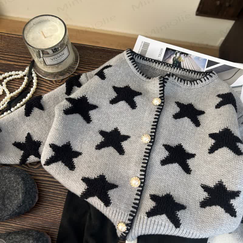 Toddler Kid Star Grey Sweater/Leggings