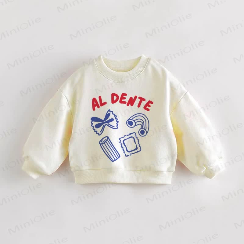 AL DENTE Baby Toddler Pasta Sweatshirt