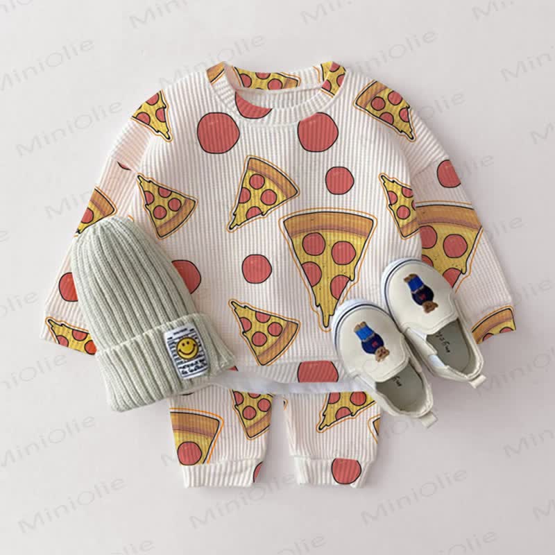Baby Toddler Pizza Waffle 2-piece Set