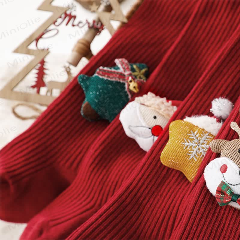 Baby Christmas Cartoon Tights