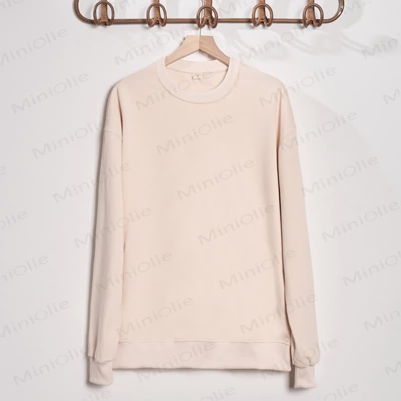 MIMI/MIMI TOLD ME I COULD Beige Family Sweatshirt