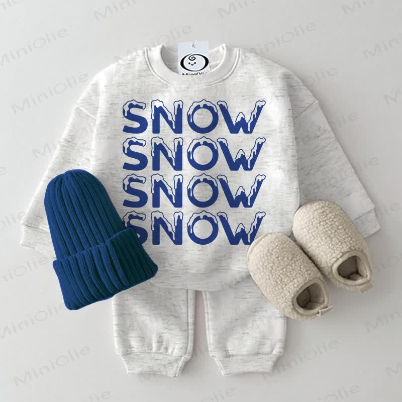 SNOW SNOW SNOW SNOW Baby 2-piece Set