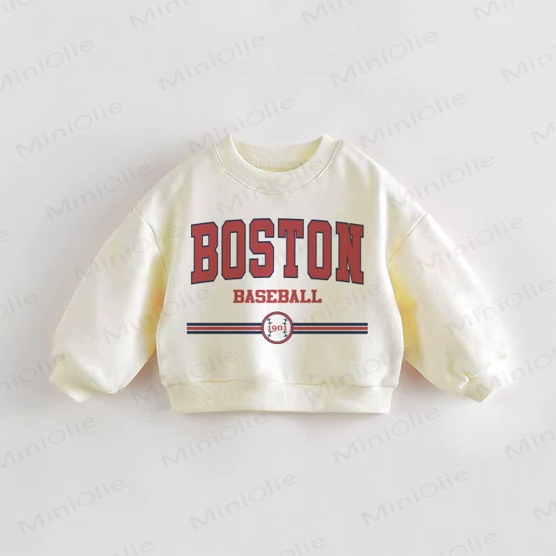 BOSTON BASEBALL Baby Toddler Sweatshirt