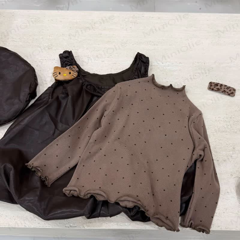 Baby Toddler Girl Bow Brown Sleeveless Dress