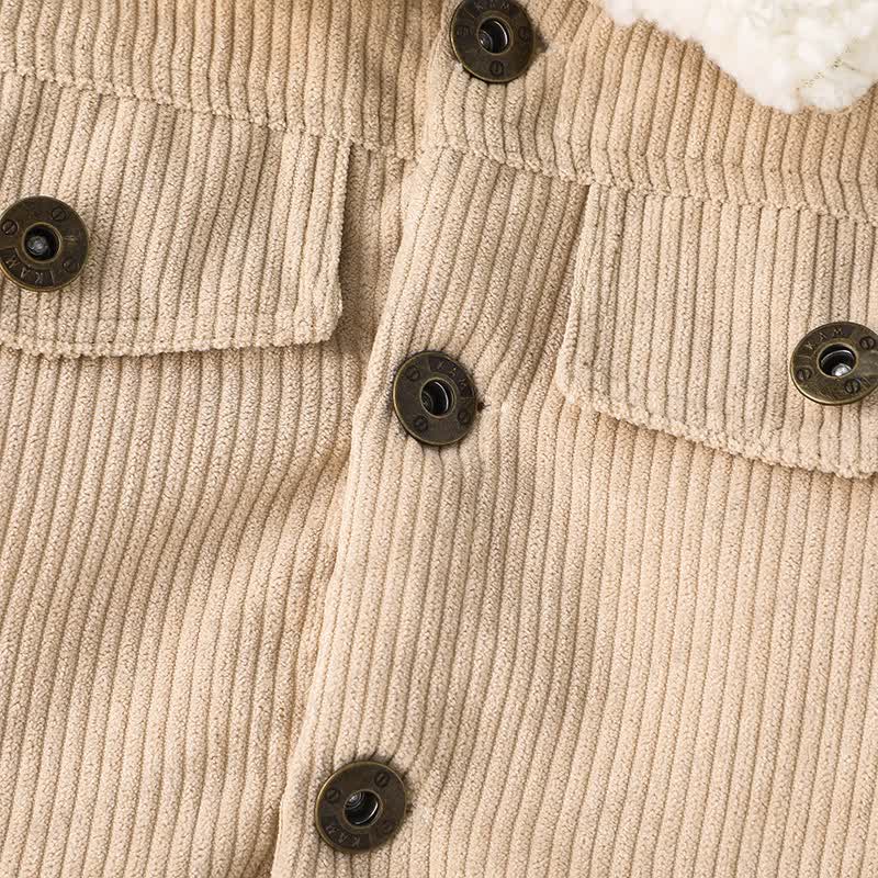 Baby Fleece Corduroy Outerwear