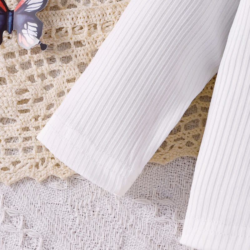 Baby 2-Piece Butterfly Bows Denim Set