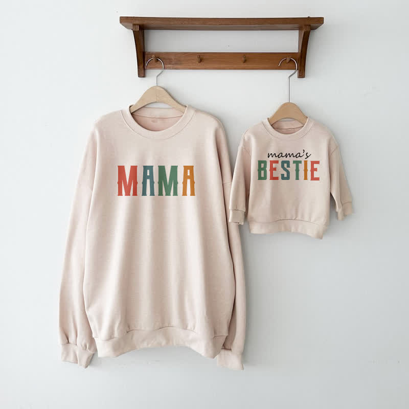 MAMA/MAMA'S BESTIE Mommy and Me Sweatshirt/Set