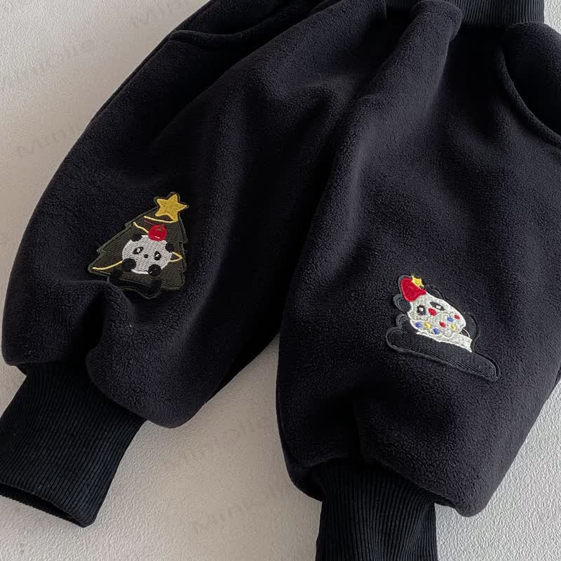 Baby Toddler Christmas Panda Jogger Pants