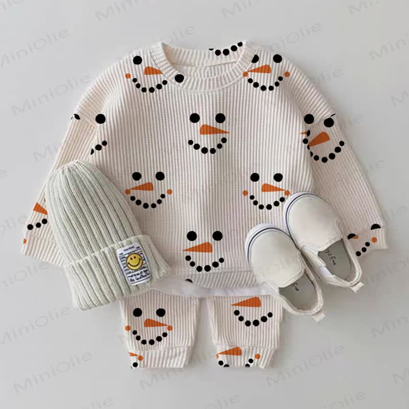 Baby Snowman Waffle 2-piece Set