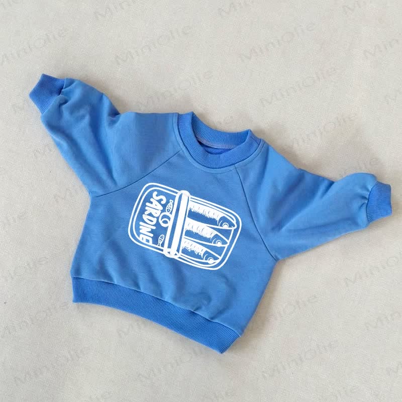 SARDINE Baby Toddler Blue Sweatshirt