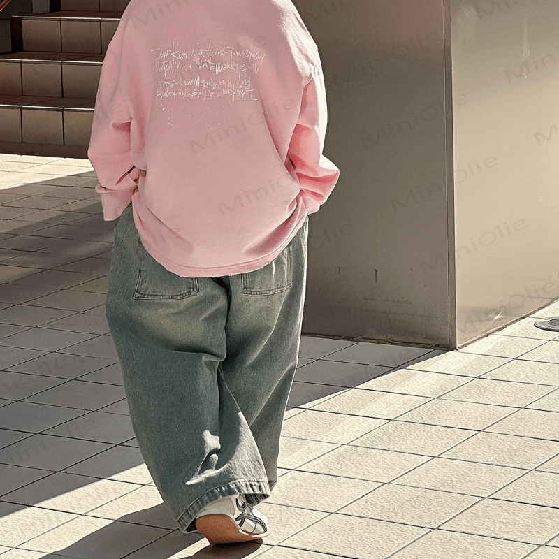 Toddler Boy Double Pocket Denim Pants